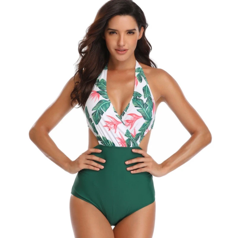 

Sexy Women One Piece Set Swimsuit Swimwear Beachwear Push-up Bikini Bathing Monokini Summer Holiday