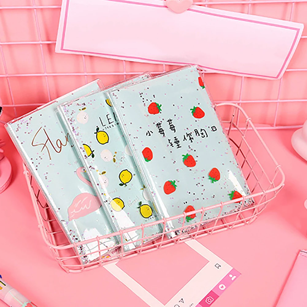 Портативный милый Kawaii Мультфильм Фламинго клубника расписание тетрадь Блокнот