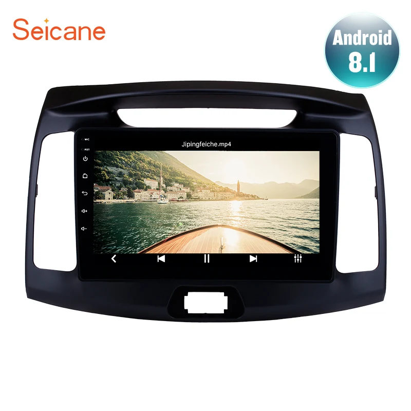 

Seicane 9 inch Android 7.1/8.1 GPS Navigation Player for 2011 2012 2013 2014 2015 2016 Hyundai Elantra Quad-core Car Radio 1080P