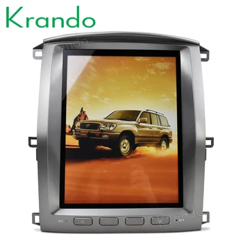 

Krando Android 8.1 12.1" Vertical screen car audio radio player for Toyota Land Cruiser lc100 2002-2007 GPS navigation