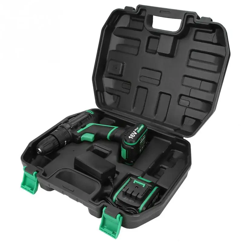 

16V Battery Powered Household Power Drill Mini Cordless Electric Screwdriver Hammer Drill Power Drill