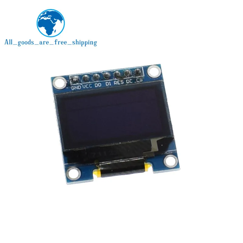 0,96 дюймовый OLED белый синий дисплей модуль желтый синий цвет 128X64 OLED IEC IIC SPI 7pin драйвер чип SSD1306 для arduino(7Pin