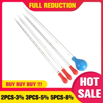 

Kicute 1pc Glass Transfer Scale Pipette With Rubber Cap Dropper 4 Size 1/2/5/10ML Transfer Pipette School Laboratory Supplies