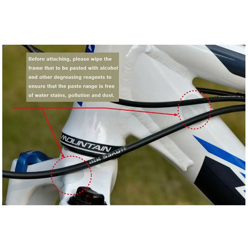 Helicopter Bike Bicycle MTB Anti-scratch Clear Protection Tape Protective Film^