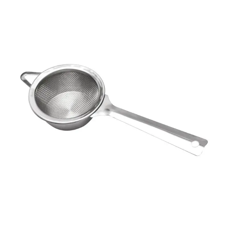 Buy Stainless Steel Long Handle Strainer Colander Oil