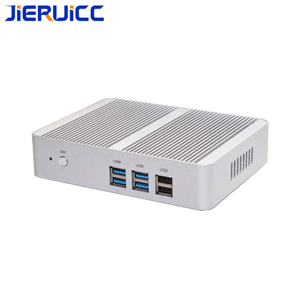 

Thin client Fanless thin pcCore i3 7100U i5 7200U DDR3L Mini PC Linux Windows 10 Pro Graphics HD 620 4K HTPC HDMI VGA Computer