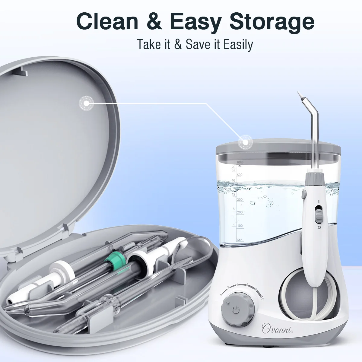 

Ovonni RST5102 Oral Irrigator Water flossers for cleaning teeth water jet toothpick Teeth Cleaner Floss Electric Oral Irrigator