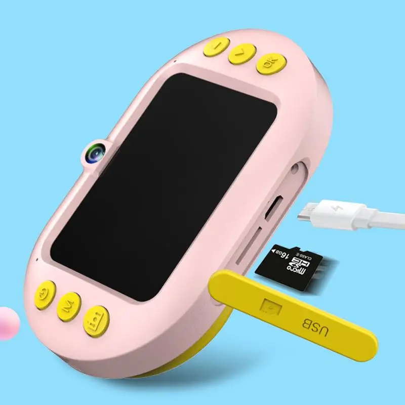 

Digital Sports Doughnut Shaped Camera For Children With 3M Waterproof LCD Screen HD Resolution Zoom Flash Kids Diving Camera