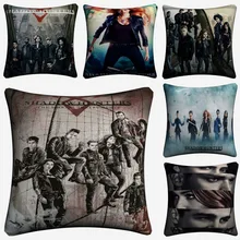 Shadowhunters The Mortal Instruments Cotton Linen Cushion Covers 45x45cm Soft Throw Pillow Case For Sofa Almofada Home Decor