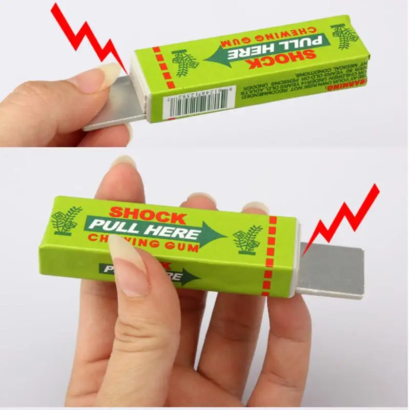 

Electric Shocker Trick Joke Toy Safety Chewing Gum Pull Head Shocking Toy Fantastic Anti-stress Funny Toy Children Gadget Prank