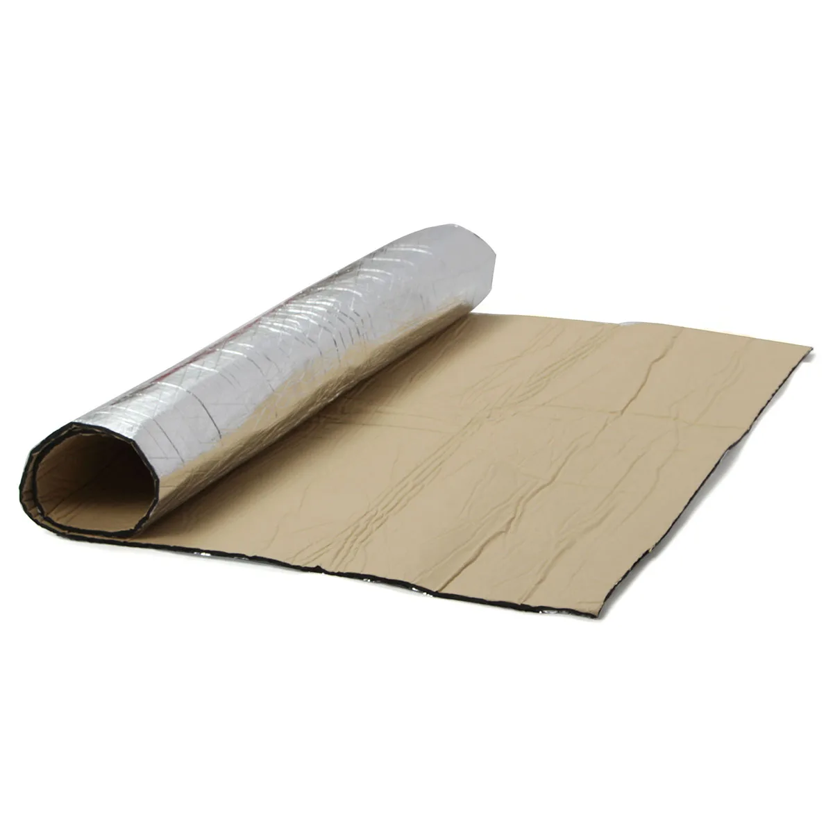 Comprar 7mm 500*2000 1000*1500mm coche Hood motor Firewall tapete térmico Deadener sonido a prueba de ruido aislamiento pegatina de papel de aluminio