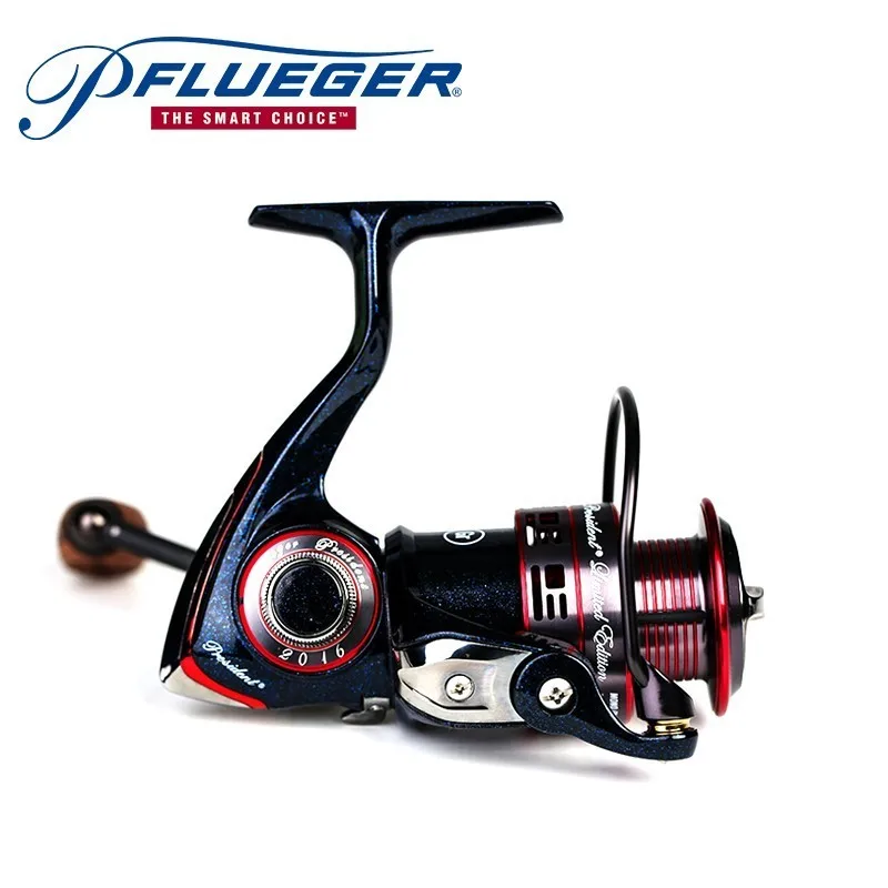Pflueger President Limited Edition 2000 2500 3000 3500 4000 Spinning Fishing Reel 9+1BB 5.2:1/6.2:1 Lightweight aluminum alloy