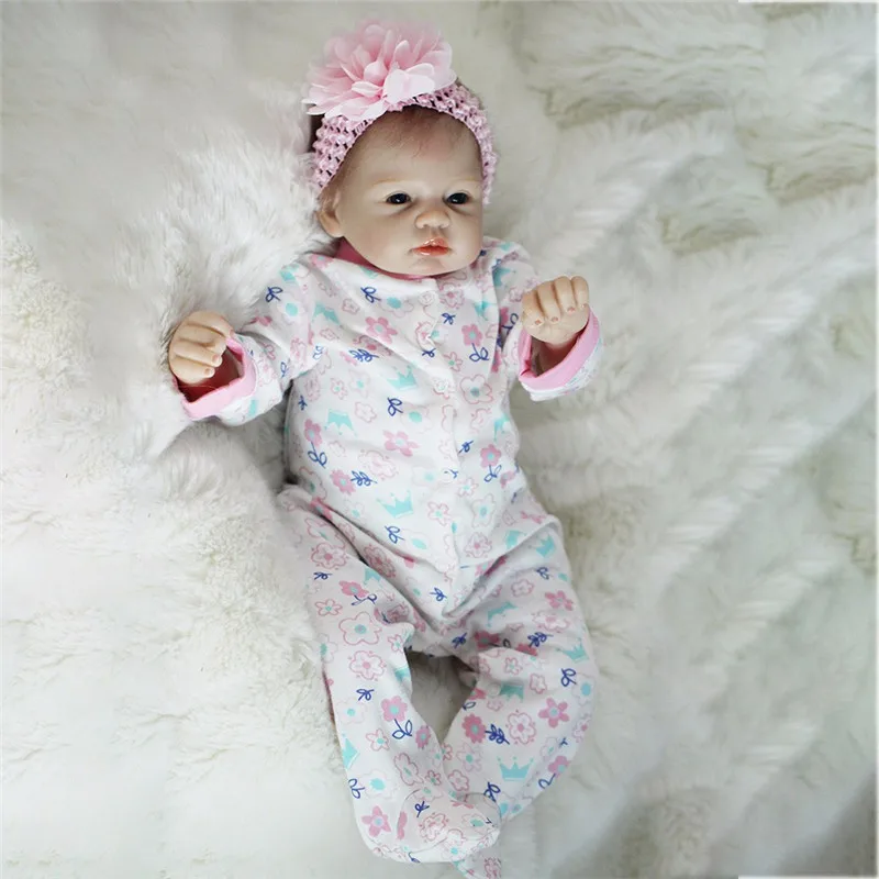 Bebe Reborn 22 дюймов куклы реборн Мягкие силиконовые виниловые 55 см Baby Doll