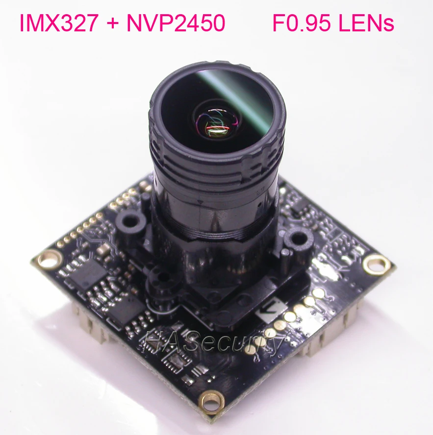 Объектив F0.95 HDR (WDR) Датчик изображения STARVIS IMX327 CMOS экран 1/2 8 дюймов + камера