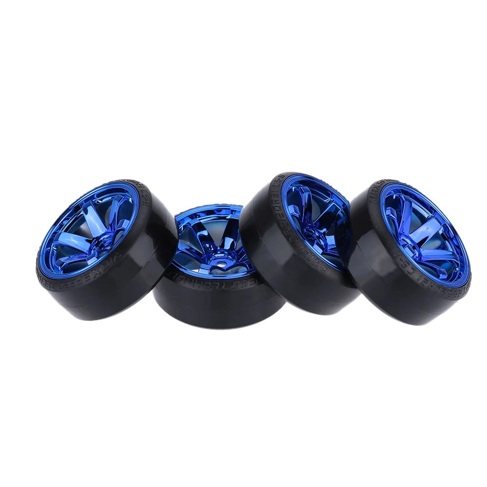 

4Pcs/Set 1/10 Drift Car Tires Hard Tyre Wheel for Traxxas HSP Tamiya HPI Kyosho On-Road Drifting Car Hard Tyre Set