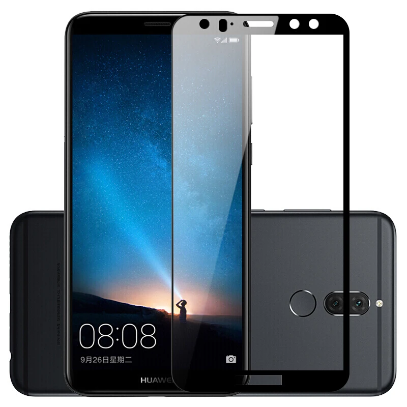 Защитное стекло с полным покрытием для Huawei nova 2i протектор экрана закаленное Huawey 2