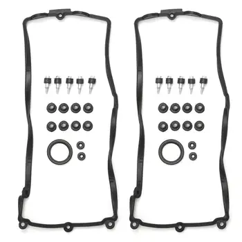 

Left + Right Engine Valve Cover Gasket Set Fits For BMW E60 E63 E64 E70 X5 4.4i N62 4.8i 11127513194 11127513195