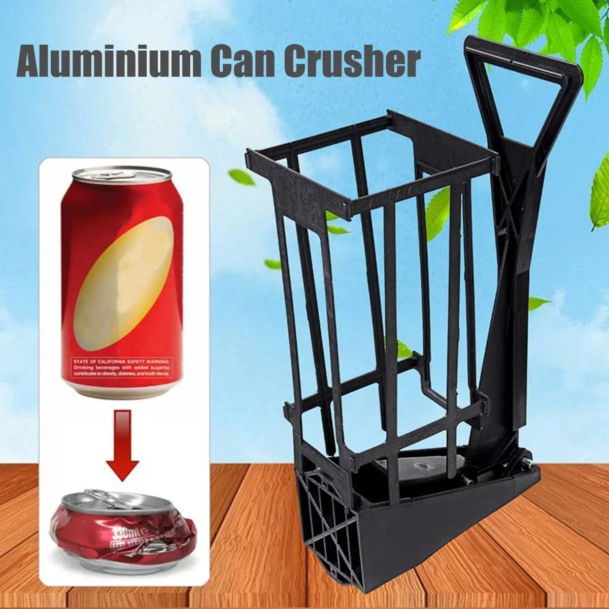 

12oz Can Crusher Aluminum Soda Beer Bottle Cans Recycling Wall Mounted Tools Kit Home Dispensing Crusher Smasher Kitchen Tools