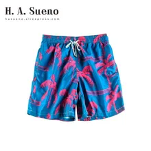 H. A. Sueno синие и розовые красные клипсы для фото+ веревка в Военном Стиле мужские пляжные шорты модные быстросохнущие плавательные шорты для мужчин/6