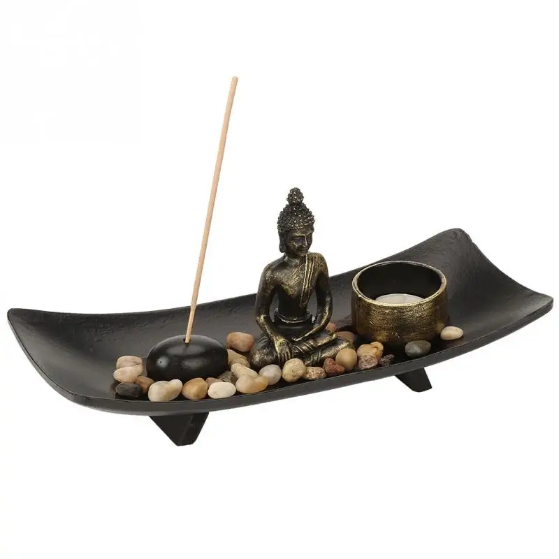 1 комплект дзен сад Релакс буддизм подсвечник ладан держатель предметы интерьера ладан горелка для украшения дома подарок