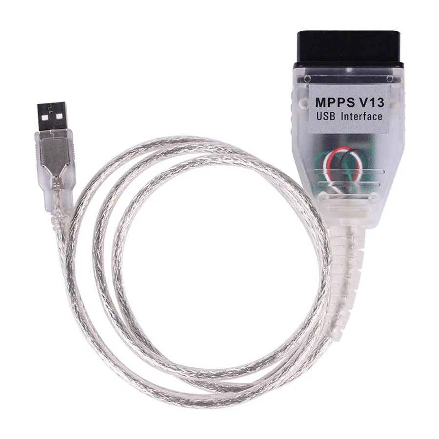 Newst MPPS V13.02 V13 K CAN Flasher Чип тюнинг ECU Программатор MPPS V13 OBD2 16Pin to USB интерфейс авто диагностический кабель