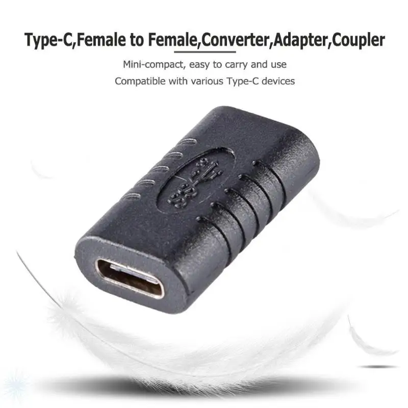 Usb 3.1 tipo c fêmea para fêmea acoplador USB C conversor adaptador conector tipo c dispositivo conversor adaptador de dados mini adaptador usb|Cabos de computador e conectores| - AliExpress