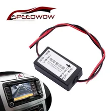 SPEEDWOW voiture rétroviseur caméra relais de puissance 12V voiture sauvegarde caméra relais régulateur voiture caméra puissance relais condensateur filtre connecteur