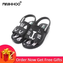 

Mini Melissa New Boys and Girls Sandals Cat Jelly Shoes Non-slip Sandals Soft and Comfortable Sandals Two Color Shoes Melissa
