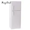 MagiDeal 1/12 Dollhouse Miniature Kitchen White Wooden Fridge Refrigerator Freezer for Dolls Bedroom Living Room Accs Kids Toy 1