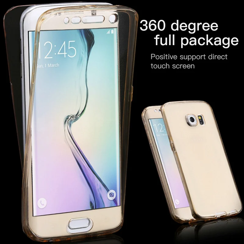 Soft Phone Case For Samsung Galaxy S9 Plus Clear TPU Protective 360 Full Cover S8 S8Plus Cases |