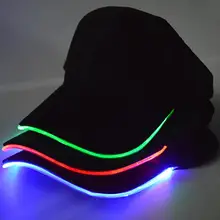 Новая мода светится в темноте светодиодный свет бейсбольная Кепка унисекс светящаяся бейсболка