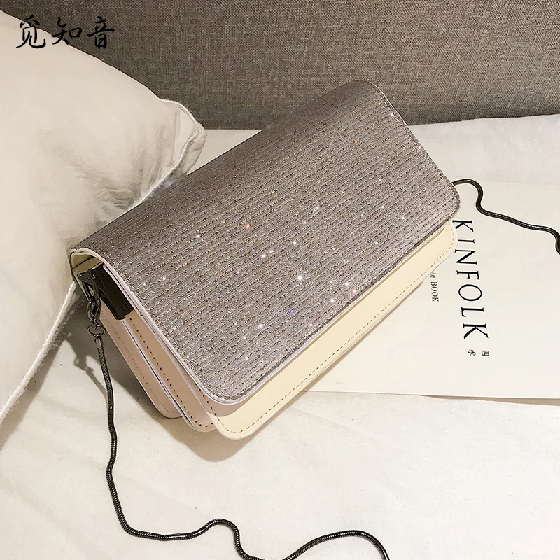 

Luxury Handbag Elegant Lady Square Bag 2019 Fashion New Quality Pu Leather Women's Designer Handbag Chain Shoulder Messenger Bag