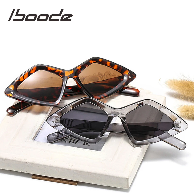 

iboode 2019 New Sunglasses Women Vintage Retro Brand Designer Sun Glasses Female Luxury UV400 Shades Goggles European Fashion