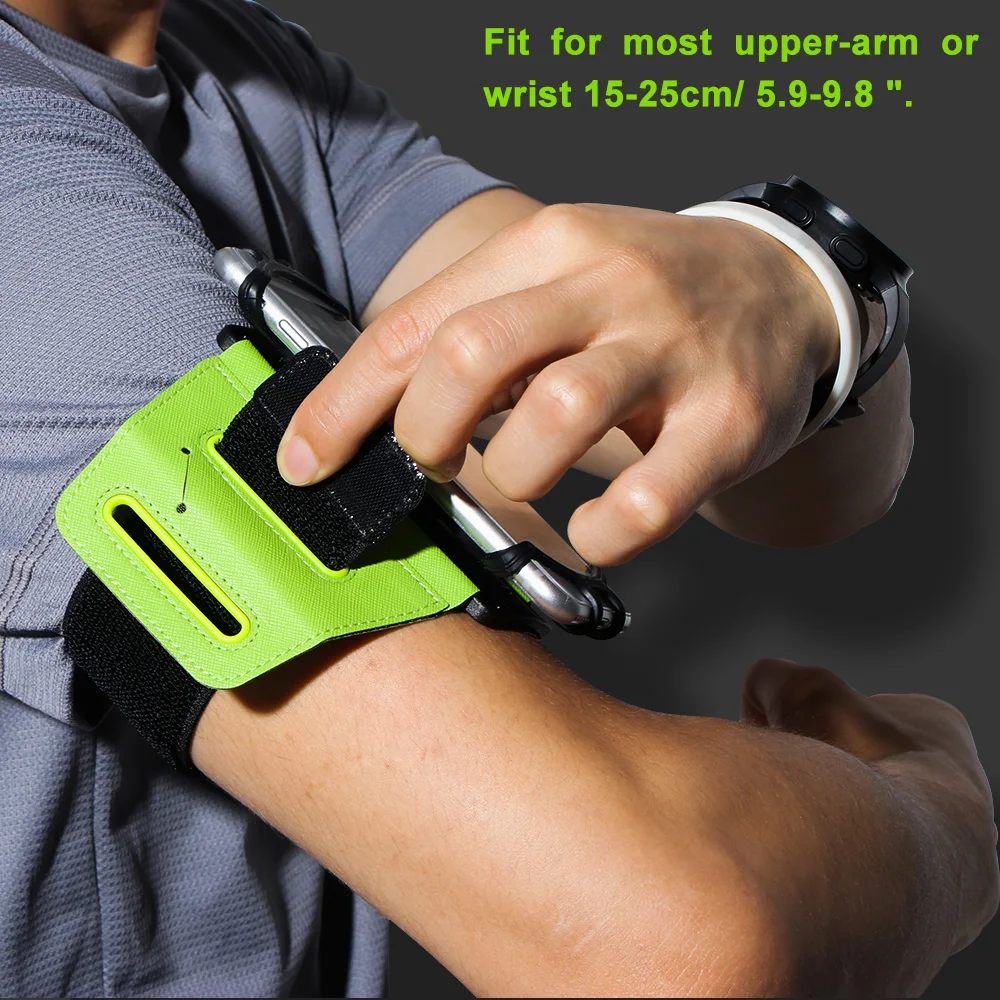 شارة حامل هاتف 180 درجة للتدوير مع ياربود حامل Sweatproof الذراع حقيبة ل 4 إلى 6 بوصة الهاتف الذكي ل iphone 6 7 8
