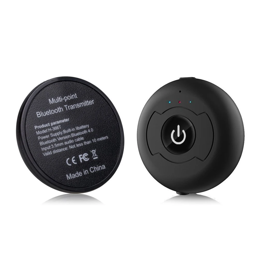 IG-Bluetooth 4,0 беспроводной аудио передатчик многоточечный H-366T для ТВ ПК CD плеер iPod MP3 MP4 (3,5 мм разъем) черный IG-Bluetooth 4,0 беспроводной аудио передатчик многоточечный H-366T для ТВ ПК CD плеер iPod MP3 MP4 (3,5 мм разъем) черный