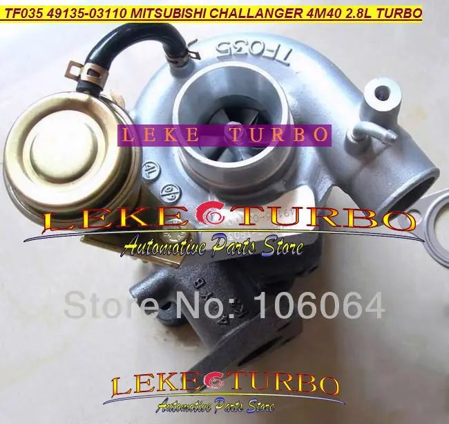 TF035HM 12T с водяным охлаждением 49135 03110 Турбокомпрессор для Mitsubishi PAJERO Delica Challenger 4M40