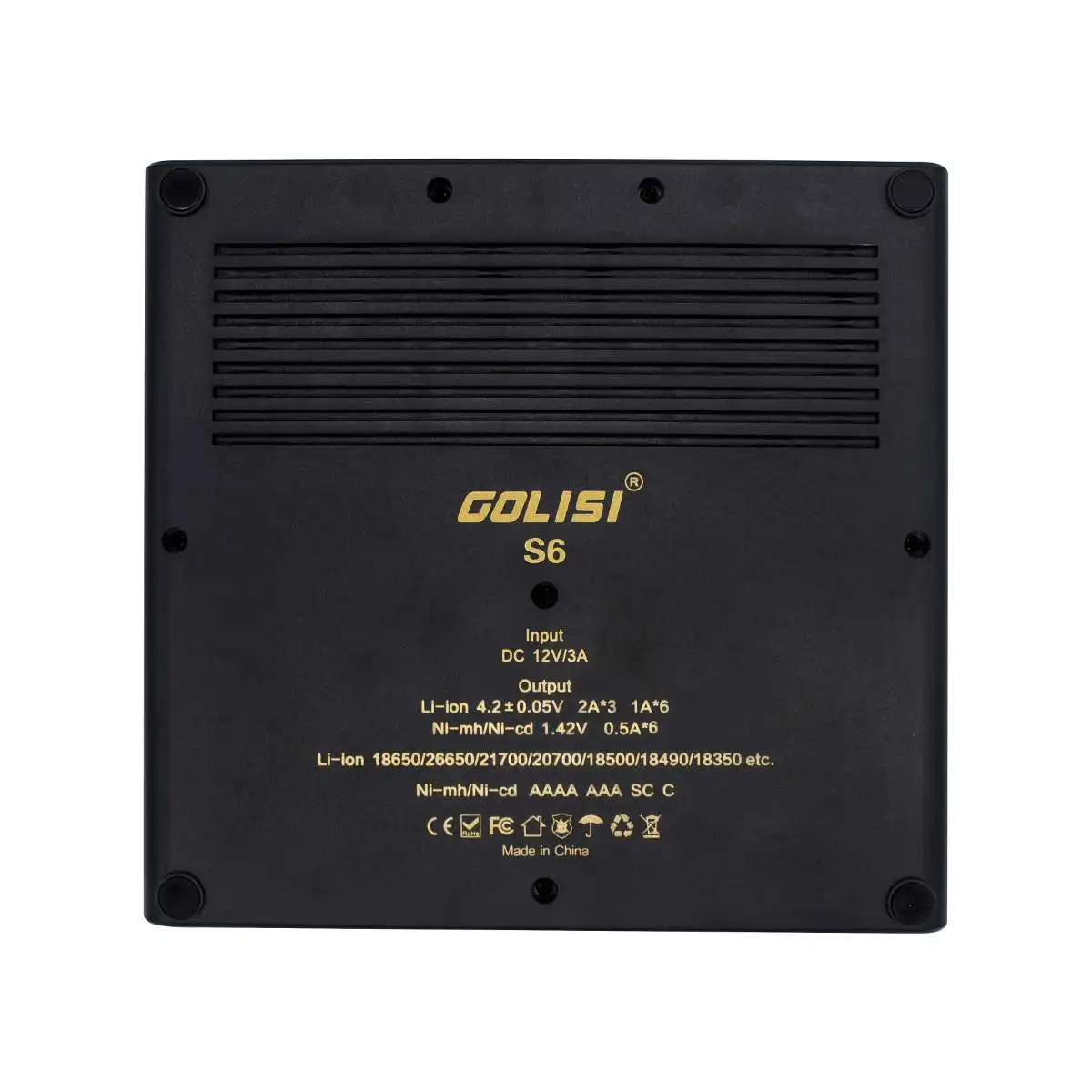 GOLISI S6 S2 S4 ЕС/США ЖК-Дисплей Смарт Ni-MH/Ni-cd зарядное устройство 18650 26650 18350 16340 21700