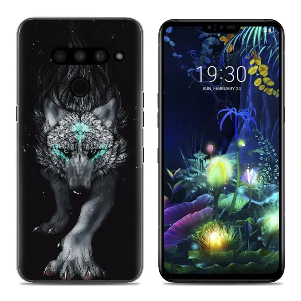 Чехол для телефона LG V50 ThinQ милый мультяшный высококачественный силиконовый