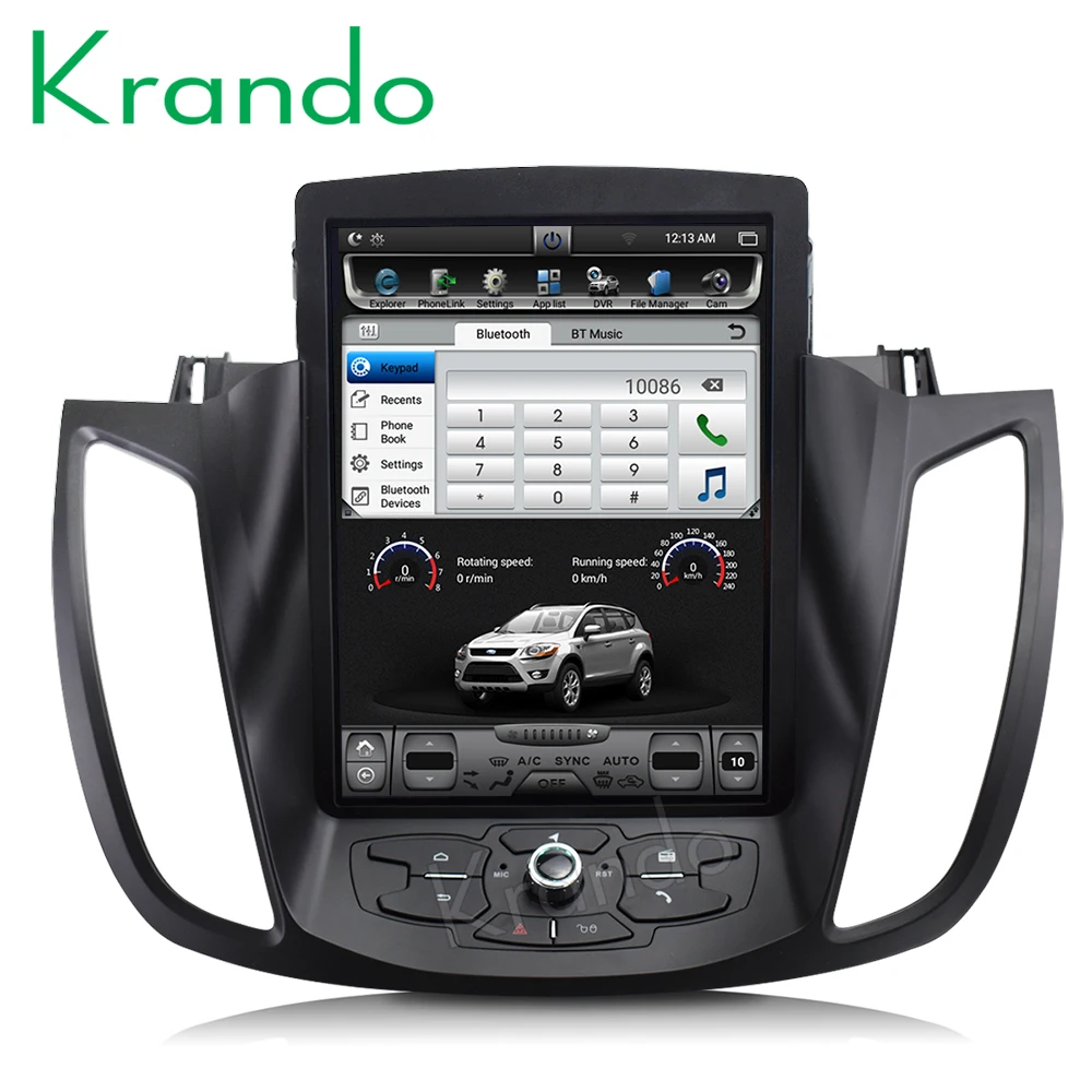 Flash Deal Krando Android 8.1 10.4" Tesla Vertical car radio gps multimedia player for ford Kuga Escape 2013-2017 navigation system 2 Flash Deal Krando Android 8.1 10.4" Tesla Vertical car radio gps multimedia player for ford Kuga Escape 2013-2017 navigation system 2