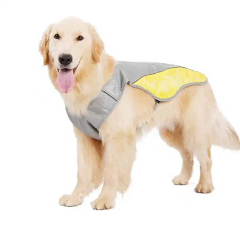 Dog Cooling Vest Summer Breathable Elastic Reduce Heat Pet Clothes for