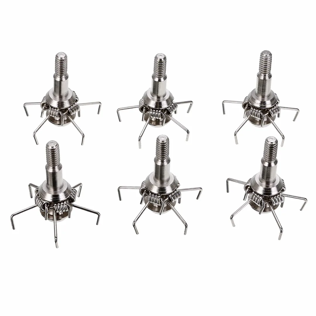 6Pcs 100 Grain Judo Points Arrow Tips Broadheads Judo Arrowheads Steel