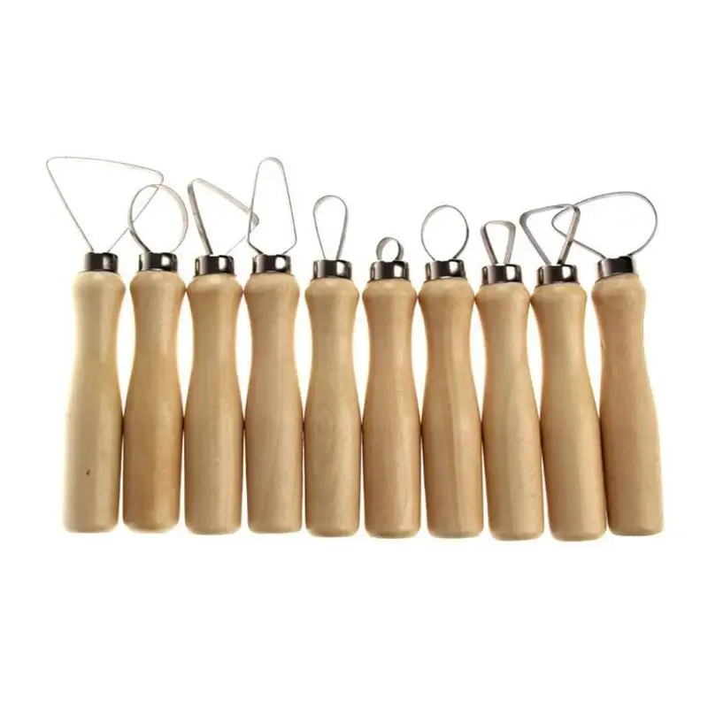

10pcs Polymer Clay Tools Pottery Ceramic Carve Scraper Wax Craft Shaper Multi-function Lightly Portable Practical