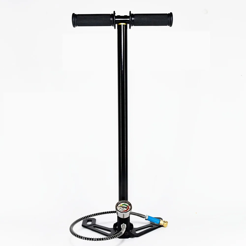 

High Pressure 30Mpa Mini Air Pump,3 Stage Car Hand Operated Air Compressor Inflator Hunting Paintball PCP Pump 300bar