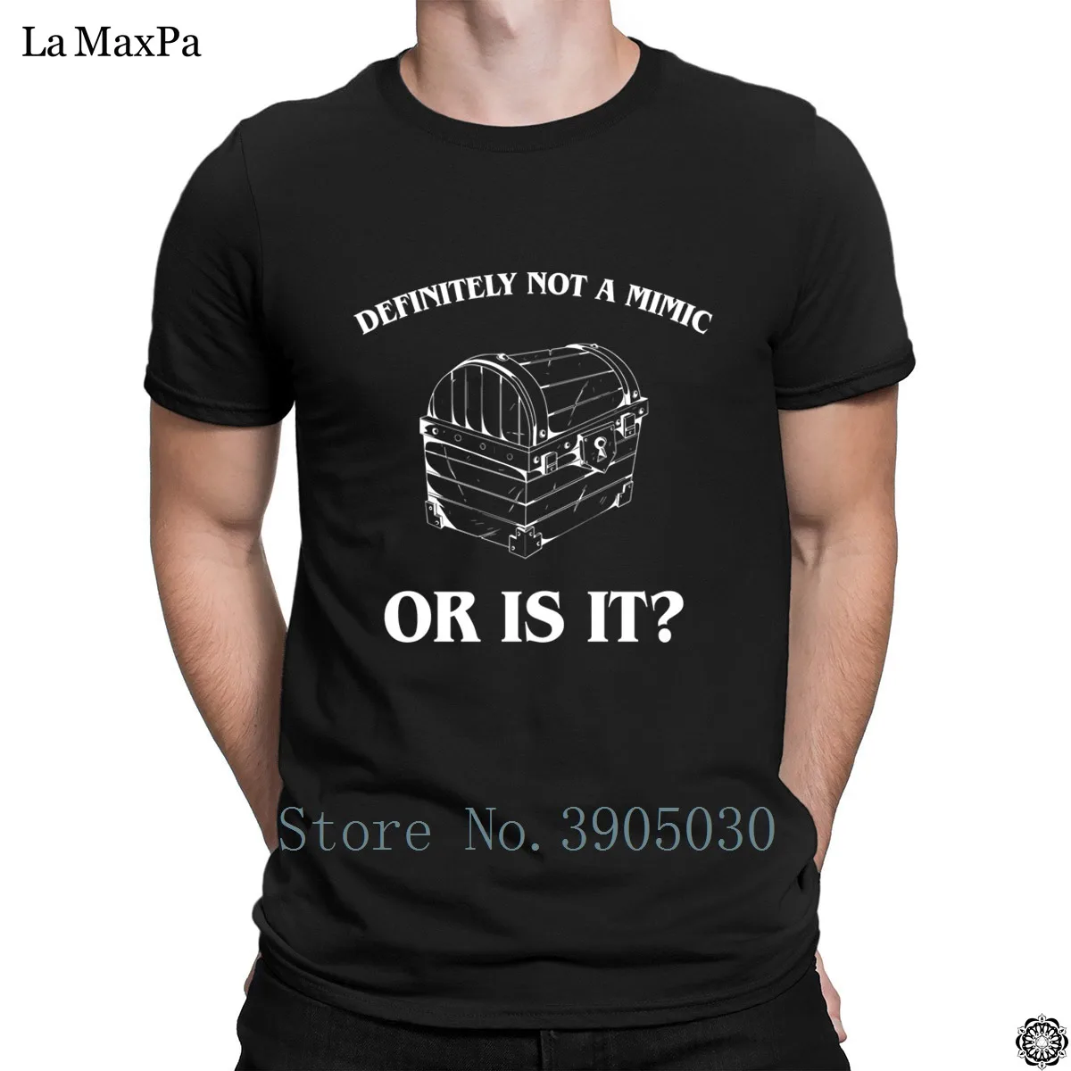 

Great Stylish Mens T-Shirt Dnd Definitely Not A Mimic Slaying Dragons In Dungeons T Shirt O Neck Tshirt Man Cool Unisex Graphic