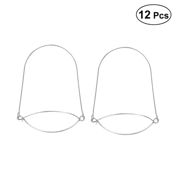 

Stainless Steel Silver Mason Jar Hangers Wire Handles Hanger For Ball Pint Jar Canning Jars For 70MM Mason Jars