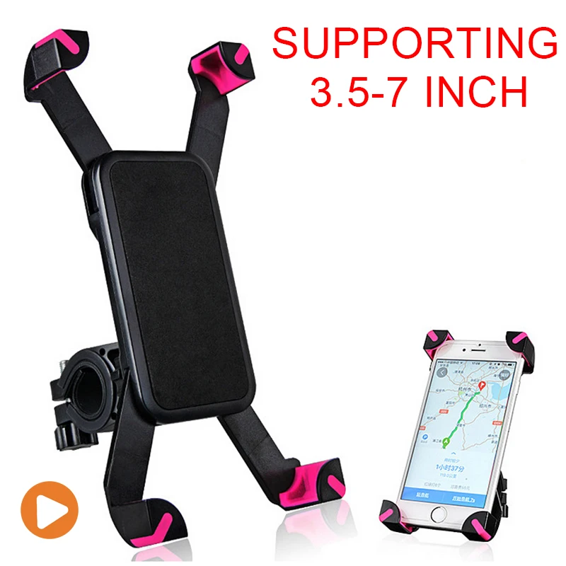 GPS Motorcycle Phone Moun Bicycle Phone Stand Universal Car Phone Clip Holder Support t Support Telephone