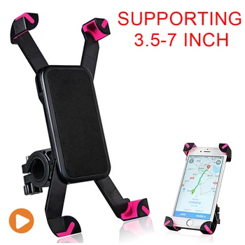 GPS Motorcycle Phone Moun Bicycle Phone Stand Universal Car Phone Clip Holder Support t Support Telephone