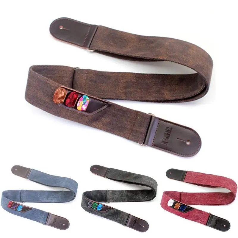 2019 New Vintage Denim Electric Guitar Strap Musical Instrument Guitar