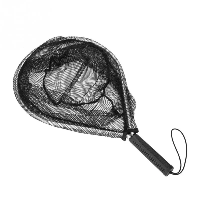 

Fishing Net Fly Fishing Landing Net Mesh Aluminum Alloy Hoop with Comfortable Handle Accessory