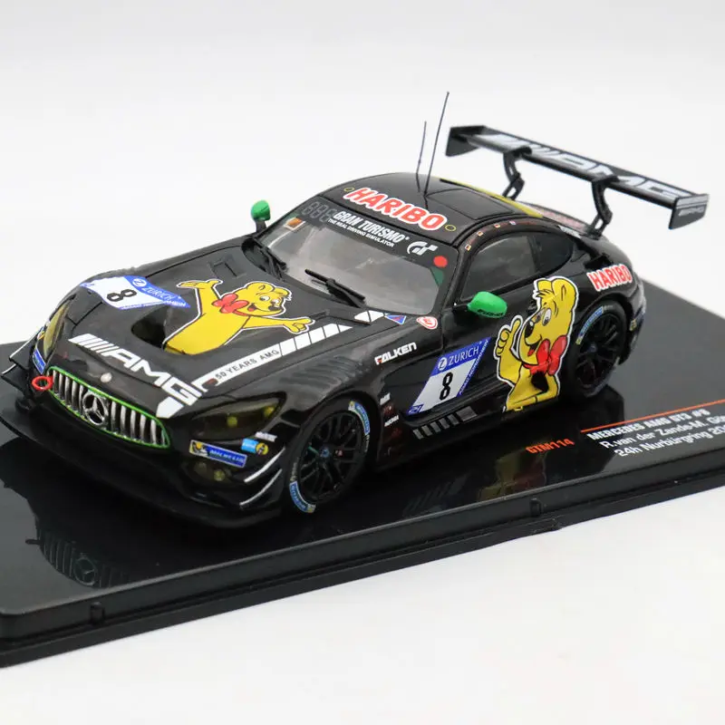 IXO 1:43 Для AMG GT3#8 24h Nurburgring GTM114 Ограниченная серия Коллекция игрушек автомобиль литье под давлением модели